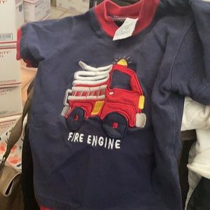 FINAL MARKDOWN Boys’ Baby Q Fire Engine Tee (4T)